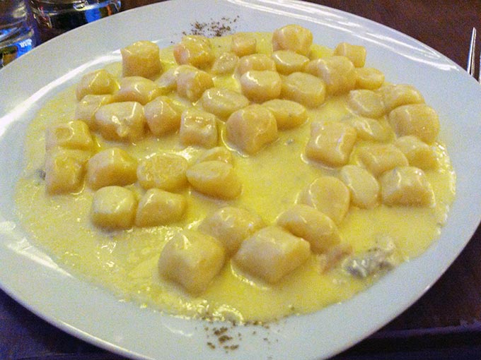 Luigia - four-cheese gnocchi