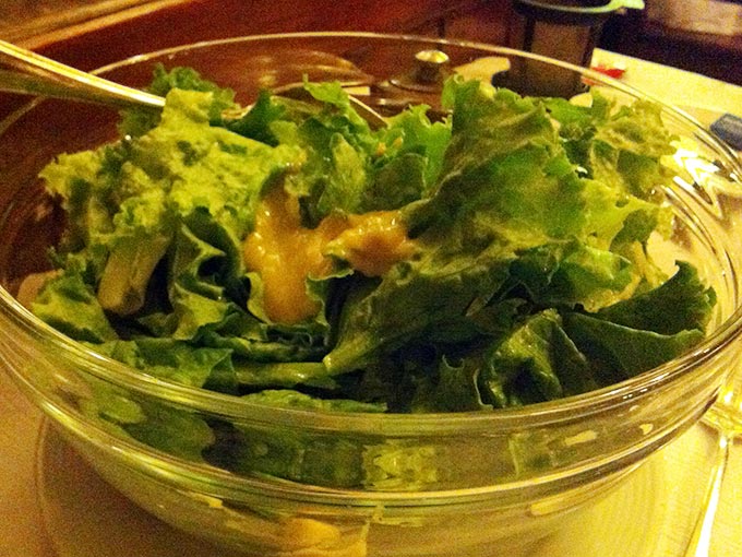 Auberge de Dully - salad