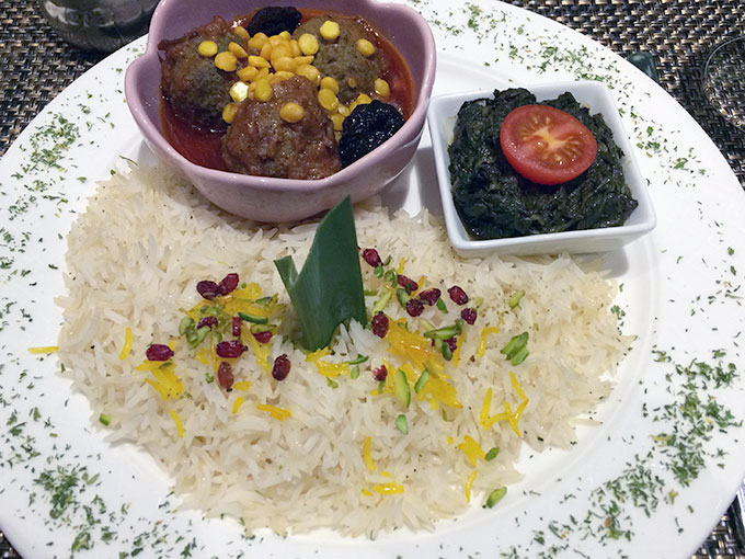 Kutchi restaurant - main dish