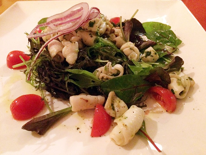 Café des Sources - octopus salad