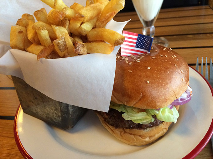 The Hamburger Foundation - burger and fries