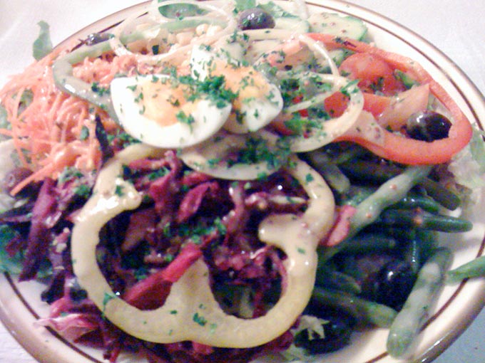 Cafe du soleil - salad