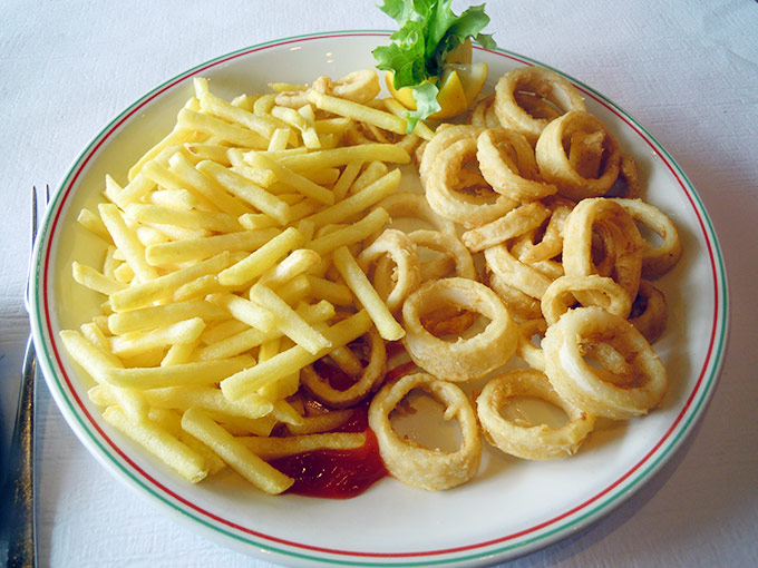 Ponte Vecchio - calamari and fries