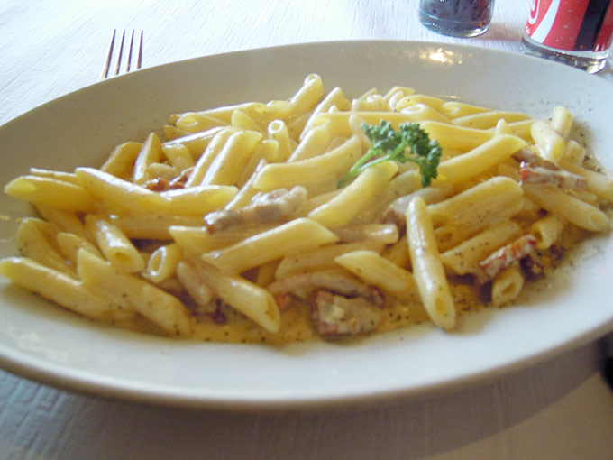 Ponte Vecchio - penne carbonara