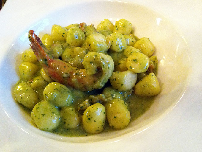 Cittadella - shrimp pesto gnocchi