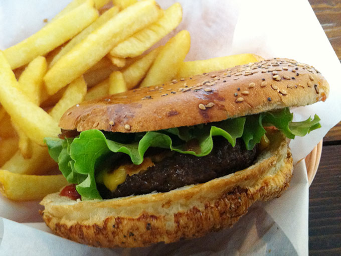 Holy Cow - super flat burger bun