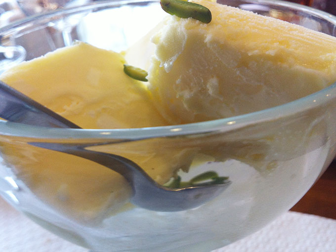 Hafez - saffron ice cream