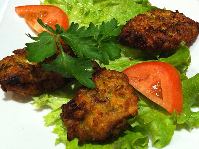 The Mediterranean Grill - zucchini fritters