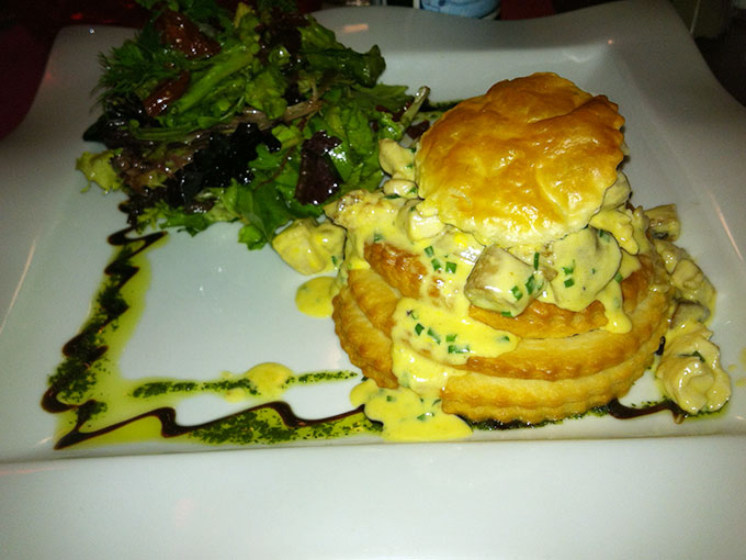 Table du 9 - vol-au-vent