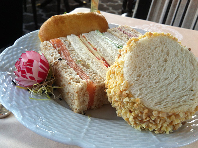 Hôtel d'Angleterre - finger sandwiches