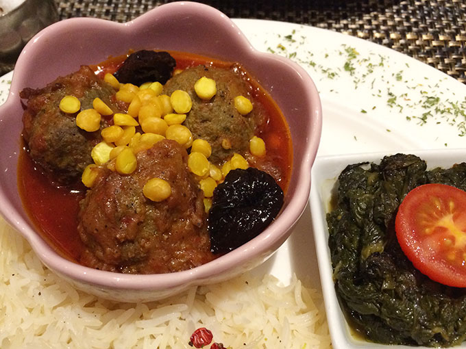 Kutchi restaurant - meatballs