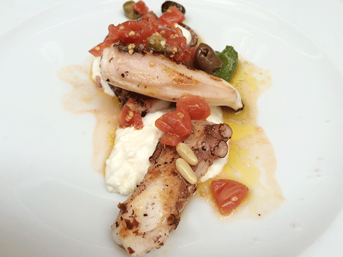 Brasserie da Matteo - octopus starter