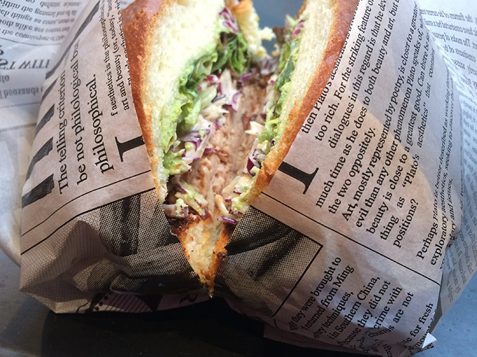 Street Gourmet - wrapped sandwich
