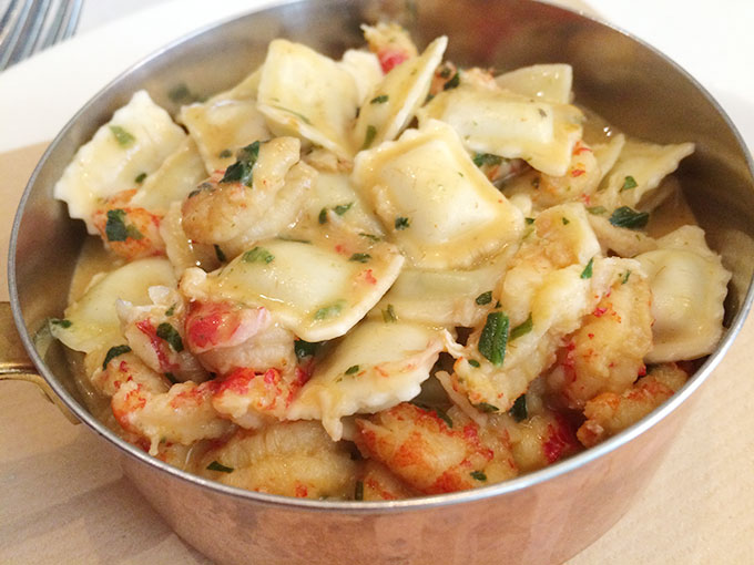 Le Dix Vins - crawfish ravioles