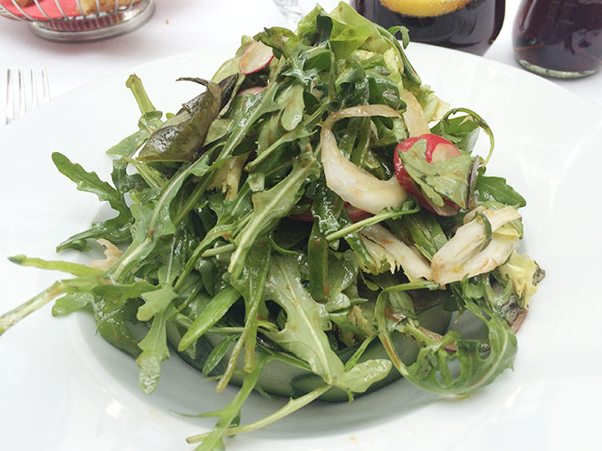 Brasserie da Matteo - mixed greens