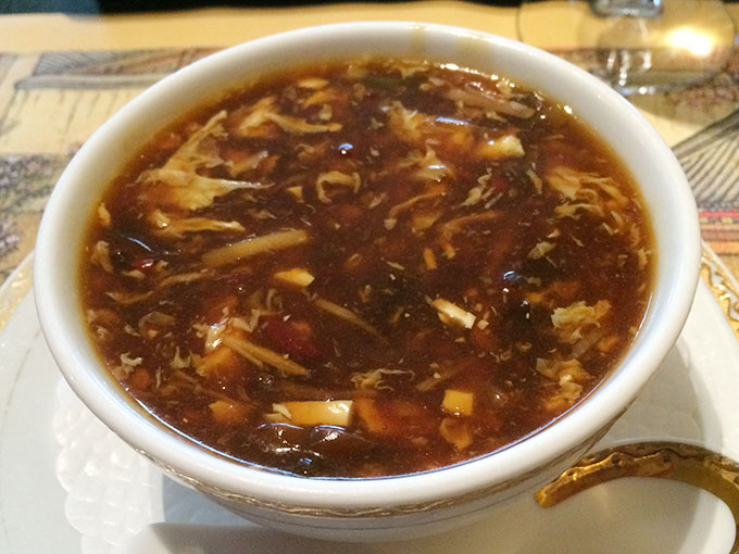 China Garden - hot and sour soup