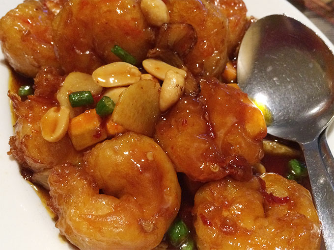 China Garden - kung po shrimp