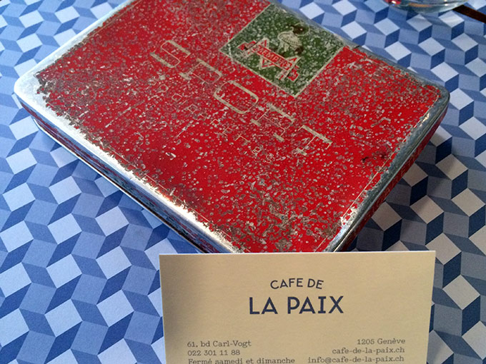 Café de la paix - cigarette box