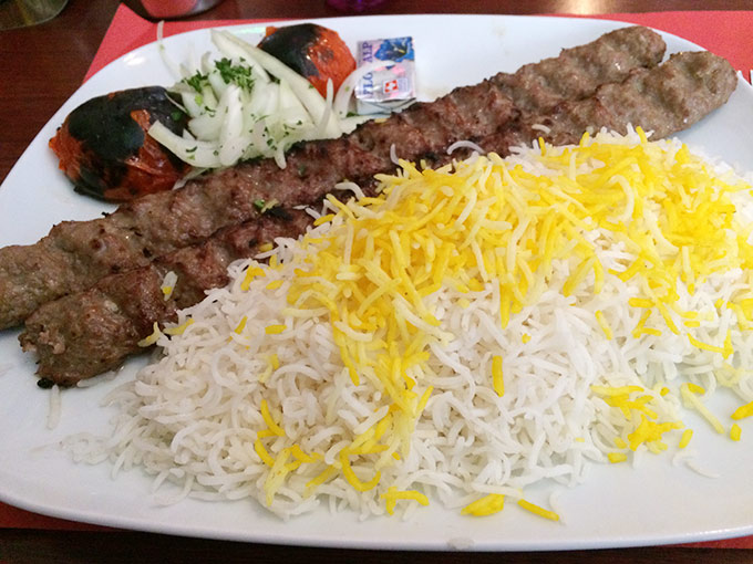 Golestan - kabob koobideh