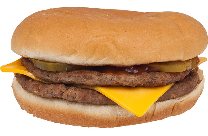McDonald's - double cheeseburger