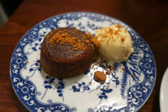 Bombar restaurant - chocolate lava cake