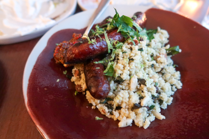 Bombar restaurant - merguez cousoucs