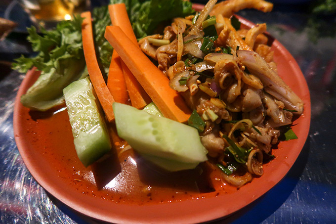 Soi Thai restaurant - oyster mushroom salad