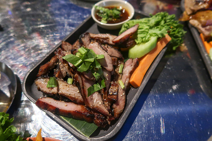 Soi Thai restaurant - rum glazed pork neck
